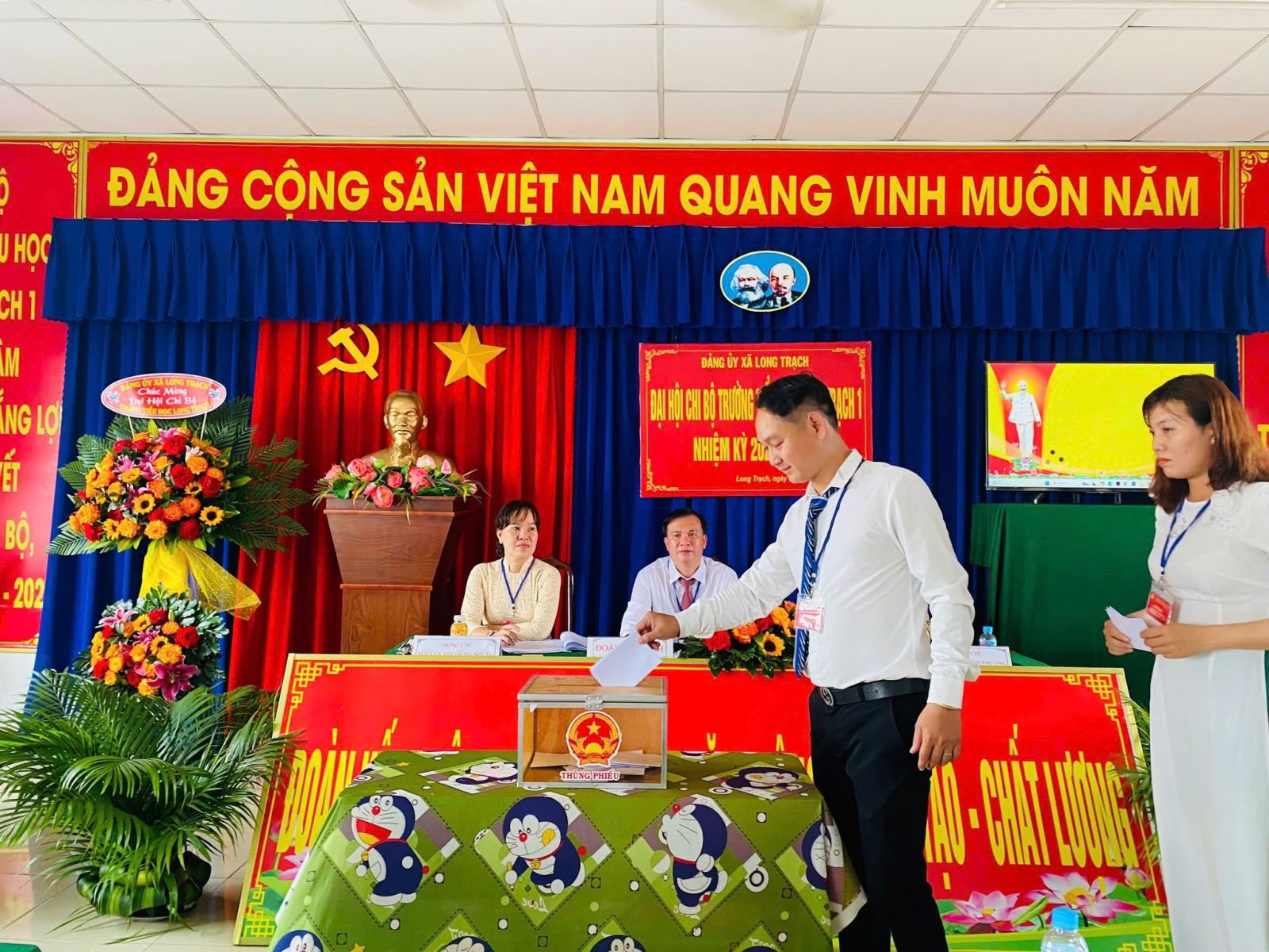 Đại hội tiến hành bỏ phiếu kín bầu BCH Nhiệm kỳ 2025-2027
